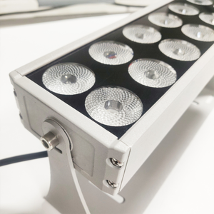 AC230V DC24V 12W blanco RGB LED luz de la ventana IP65 edificio arquitectónico revestimiento de la fachada luz de la arandela - Product Image 2