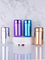 Frascos Redondos de Plástico Personalizados para Suplementos Alimenticios con Tapas, Botellas de Plástico Médicas para Suplementos Alimenticios, Tapas de Plástico para Botellas