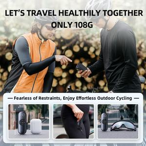 Pompe à air portable pour vélo de la taille d'une paume, écran LED, gonfleur de pneus, arrêt automatique, multi-buses pour vélos et ballons, coque en ABS - Product Image 4