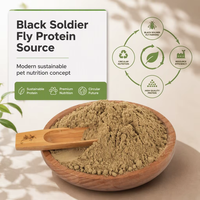 Vente directe usine – Poudre de larves de mouches soldat noires dégraissées, 58 % de protéines, additifs alimentaires de qualité supérieure pour poissons, porcs, bovins, reptiles