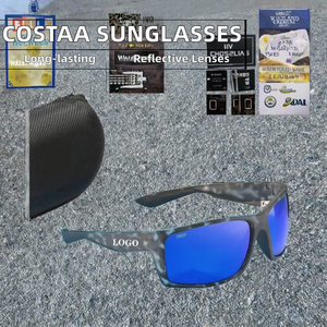 Occhiali da Sole di Lusso Costaa per Uomo, Montatura Completa a Specchio, Leggeri, Personalizzabili, Sportivi, da Guida, Vintage, Alla Moda, Bianchi, Nuova Collezione - Product Image 2