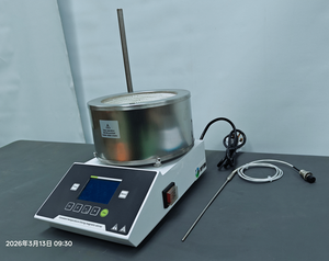 <b>1L</b>-250L Glass Distillation Semi-Automatic Reaction <b>Kettle</b> Jacketed Chemical Reactor Manufacturer ISO CE Laboratory - Product Image 5