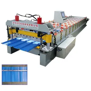 Tile Roofing Machine Trapezoidal Galvanized Profile Roofing Tile Making Machine