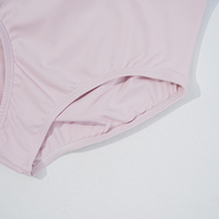 Vêtements d'entraînement de danse de couleur unie Offres Spéciales populaires justaucorps de ballet rose avec costume de jupe