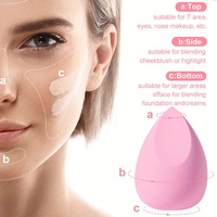 Nouveau 2026 YD Ensemble de 14 éponges de maquillage et houppettes violettes et roses, mini pot, éponge de maquillage personnalisée triangulaire plate avec boîte, vente en gros
