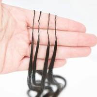 Extensions de cheveux humains bouclés birmans au crochet, 100 % cheveux naturels, pré-séparées, invisibles
