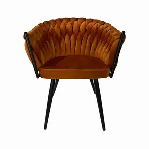 High Quality China Supplier Home Furniture Modern Accent Wholesale Wedding Salon Hotel Restaurant Velvet Dining Chairs