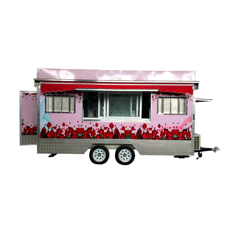 Flower Mobile Food TrucksためSale Snack Truck Food Small Food TruckためMiami