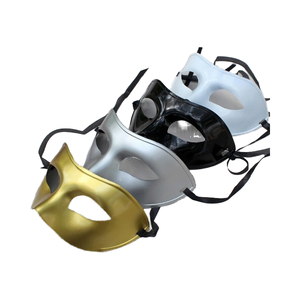 หน้ากากเวนิสสีเงินทองสีดำและสีขาวสำหรับผู้ใหญ่หน้ากากฮาโลวีนงานปาร์ตี้สำหรับผู้ชายผู้หญิงผู้หญิง - Product Image 5