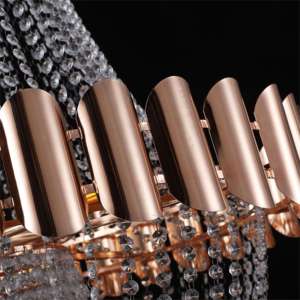 Lámparas colgantes decoratuvas boda lujoso candelabro cristal colgante luz para decoración interior - Product Image 3