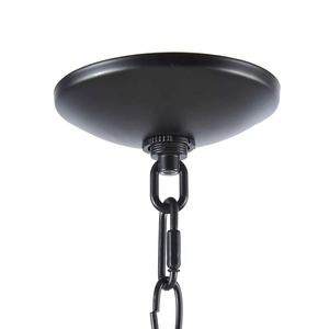 Lustre Vintage à 6 Lumières Style Bougie Classique Grande Branche <span class=keywords><strong>Candélabre</strong></span> en Fer Forgé Suspension pour Salle à Manger Salon - Product Image 4