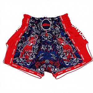 Savow Fight Wear Muay Thai Boxing Embroidery Martial Arts MMA Clothing Fight <b>Grappling</b> Kickboxing <b>Shorts</b> - Product Image 2