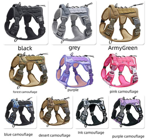 Kingtale özel yansıtıcı ağır hiçbir çekme ayarlanabilir Pet için taktik köpek koşum - Product Image 3