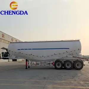 Cement Tractor Trailer Dimensions Bulk Powder Transport Semi Truck Trailer