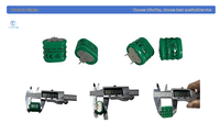 Batería de botón al por mayor OEM ODM LithoTop Modelo 120H, paquete de baterías 4S 4.8V 160mAh Ni-MH recargable Li-MnO2 con PCM integrado