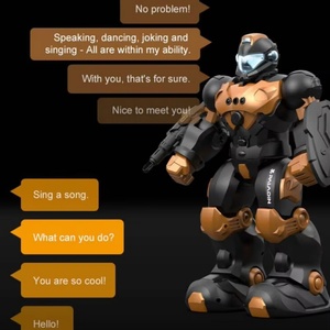 Robot de Juguete Eléctrico RC Inteligente con Control por Voz 2.4G, Luces LED, Canto, Baile y Funciones Educativas para Niños BG1548 - Product Image 2