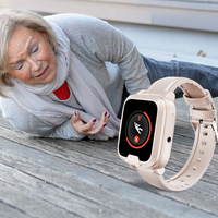 Reloj de Alerta Médica EV06 con Detección de Caídas, Ayuda de Emergencia Instantánea PERS, Celular 4G LTE