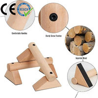 Barres de musculation en bois durables pour les exercices de musculation à domicile, équipement de callisthénie, barres de musculation en bois