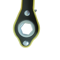 Ciseaux à bordure en acier de qualité industrielle, clé à cliquet, douille hexagonale, poignée ergonomique, métrique, universelle