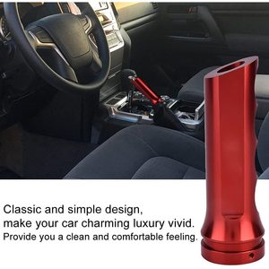 Cubierta de Freno de Mano para Auto, de Aleación de Aluminio, Universal, Negra, Barra Protectora Metálica para Mejora y Reequipamiento - Product Image 5