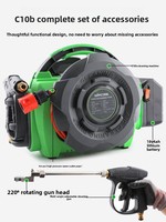 Nettoyeur haute pression sans fil WIPCOOL C10B/J145B 18V avec batterie au lithium, pompe de lavage de voiture portable