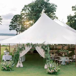 Tentes de luxe 10x20 50x30 pour événements, grande tente blanche en aluminium pour mariage, réception, fête, pour 200 à 500 personnes - Product Image 1