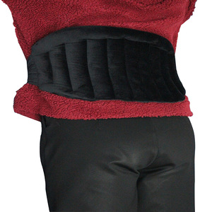 Chal de Soporte Cálido para Cuello y Hombros con Terapia de Calor, Material de Linaza Calentable en Microondas, Terciopelo Negro Cristal, Modelo 1912172 - Product Image 2