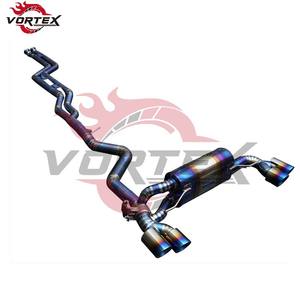 Escape Catback VORTEX Grado 5 Ti Valvetronic para BMW 1M E82 3.0T 2011-2012 con Control Remoto y Puntas Quemadas Arcoíris - Product Image 5