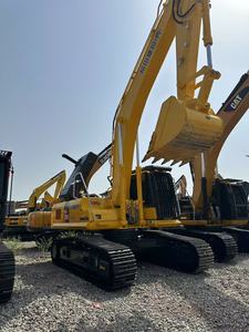 Used Komatsu PC350LC extended <b>track</b> excavator, a 35 ton heavy-duty hydraulic excavation equipment originally from Japan - Product Image 5