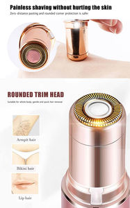 <span class=keywords><strong>Meilleur</strong></span> mini taille indolore dames électrique mini épilation rouge à lèvres forme sourcils et visage épilateur rasoir tondeuse - Product Image 4