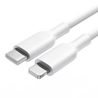 Câble de charge rapide USB-C PD 20W certifié MFI personnalisé, 3 pieds, 6 pieds, 2.1A, 3A, gaine en nylon, pour iPhone 11-14