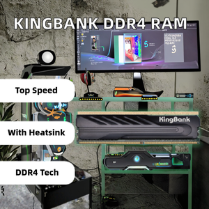 Kingbank Ajazz hiệu suất cao AMD AM4 <span class=keywords><strong>DDR4</strong></span> Máy tính để bàn Bộ nhớ <span class=keywords><strong>Ram</strong></span> 8G 2666Mhz tản nhiệt 8GB Cổ Phiếu - Product Image 2