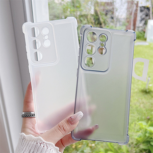 Coque de téléphone antichoc à quatre coins pour Samsung Galaxy S25 S24 S23 S22 Ultra Plus FE A36 A56 A06 A26 A15, finition mate givrée, coque souple - Product Image 4