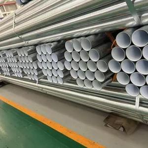 Tuyau galvanisé à intérieur lisse doublé de PE, tuyaux en plastique doublés de haute précision avec taille personnalisable - Product Image 2