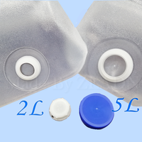 5-20L pliable aseptique chimique liquide Sauce soja saké Gel médical formol emballage en plastique Cubitainer avec couvercle