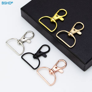 LLavero de luz con gancho de resorte giratorio de metal de 25,5mm de ancho interior con cierre de langosta giratorio para accesorios de bolsa y cordón - Product Image 1