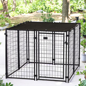 Cage <span class=keywords><strong>pour</strong></span> animaux de compagnie en métal de style moderne et luxueux, de haute qualité, <span class=keywords><strong>chenil</strong></span> extérieur <span class=keywords><strong>pour</strong></span> <span class=keywords><strong>chien</strong></span> et maison, clôture en maille soudée écologique - Product Image 2