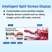 MinewTag OEM SDK - Pantalla LCD Digital de 37.6 Pulgadas, Pantalla TFT IP65, Solución de Exhibición para Interiores en Centros Comerciales