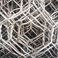 Maille de corde tricotée en acier inoxydable 304/316 robuste et sur mesure, résistante à la corrosion, flexible, transparente, sûre pour le bien-être animal
