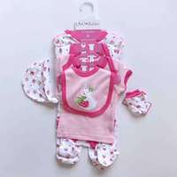 Nouvel Ensemble Cadeau Chaud de Vêtements pour Bébé, 8 Pièces, Motif Dessin Animé, 100% Coton, pour Nouveau-Né