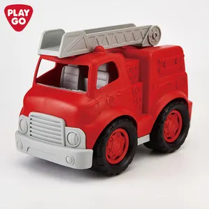 Playgo Mighty Wheels Combo (xe tải thành phố xe buýt trường học cháy động cơ xi măng trộn)