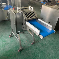Máquina cortadora de cubos de carne fresca, cortadora de filete de pescado y pechuga de pollo, máquina cortadora de carne y salmón, máquina cortadora de carne fresca