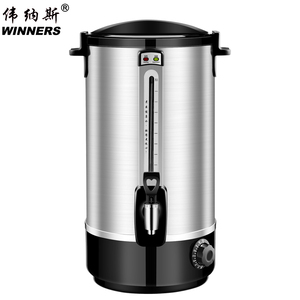 WINNERS Urna de café de acero inoxidable de doble capa Hervidor de agua comercial Hervidor eléctrico Termo de 20 litros para restaurante - Product Image 1
