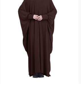 Abaya Caftan <span class=keywords><strong>M</strong></span>-XXL, Abbigliamento Islamico per Donne, Stile Arabia Dubai Malesia Indonesia, Vestito Musulmano con Hijab - Product Image 3