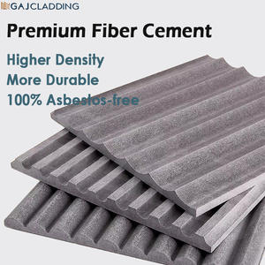 Revêtement de façade insonorisant unique en forme 3D, panneaux muraux extérieurs en fibres-<span class=keywords><strong>ciment</strong></span> sculptées Linea - Product Image 3