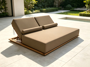 Hotel <b>Garden</b> Outdoor Solid Wood Waterproof Swimming <b>Pool</b> Chair Sun Lounger <b>Garden</b> Patio Sunbed Sun Loungers Daybed Patio Sun Bed - Product Image 4