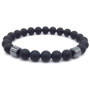 Nouveau Style Noir Pierre Oeil De Tigre Perle <span class=keywords><strong>Bracelet</strong></span> Aimant <span class=keywords><strong>Bracelet</strong></span> Hommes À La Mode Bijoux Accessoires cadeau pour hommes - Product Image 5