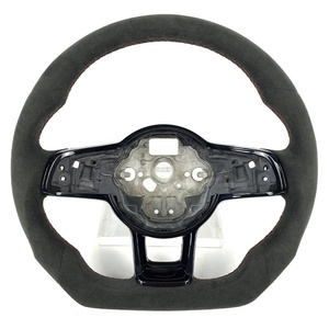 Volante de Fibra de Carbono Alcantara a <span class=keywords><strong>Precio</strong></span> de Fábrica para Volkswagen <span class=keywords><strong>Gti</strong></span> 2015-2019 <span class=keywords><strong>Golf</strong></span> VII 2015-2017 <span class=keywords><strong>MK7</strong></span> 3 Runner - Product Image 1