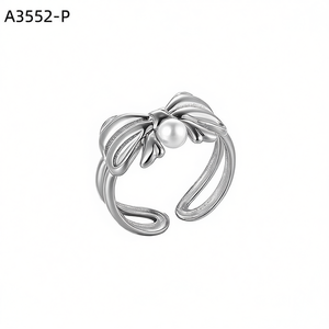 แหวนแฟชั่นประดับ PERLAS A3552 สำหรับผู้หญิง เครื่องประดับคุณภาพสูง - Product Image 3
