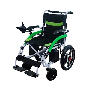 Новейшие колесные кресла с дистанционным управлением, складные моторизованные ортопедические электрические инвалидные коляски
